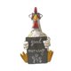 thumbnail image 3 of Estatua de pollo de buenos días Escultura de pollo Detalles vívidos Adorno decorativo Gallo, 3 of 9