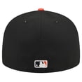 thumbnail image 4 of Men's New Era Black Detroit Tigers Shadow Stitch 59FIFTY Fitted Hat, 4 of 6