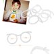 thumbnail image 2 of Ventosa Irfora Gafas divertidas Gafas Paja Diseño loco Bricolaje Tonto Transparente Divertido Elegante Regalo de dibujos animados para niños Fiesta en casa Fesitival Holiday Irfora Ventosa, 2 of 7