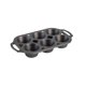 thumbnail image 1 of Molde para magdalenas Lodge, hierro fundido, 32 cm, 6 tazas, negro, 1 of 5