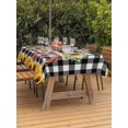 thumbnail image 3 of Outdoor Tablecloth with Umbrella Hole for Patio/Picnic/Party/Camping, Sunflowers Bicycle Waterproof Table Cloth Rectangle Table Cover Washable, Summer Budding Botanical Floral Lattice (60"x 102"), 3 of 8