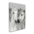 thumbnail image 3 of White Horse Kiss Wildlife Animals & Insects Photograph Gallery Wrapped Canvas Print Wall Art, 3 of 7