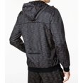thumbnail image 2 of Ideology Mens Reflective Printed Windbreaker Jacket, Black, XXX-Large, 2 of 3