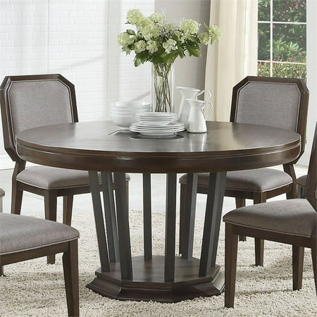 tobacco acme inlay selma marble dining round table
