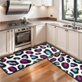 thumbnail image 3 of Kitchen Rugs Sets Of 2,White and Colorful Of Leopard Print Anti Fatigue Kitchen Mat Rugs Non Slip Washable,Decorative Kitchen Floor Mats for Kitchen,Sink,Laundry,17"x47"+17"x47", 3 of 5