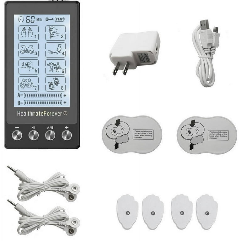 HM8AB TENS Unit & Muscle Stimulator, two independent AB channels like 2in1  machine