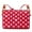 Red, variant on Disney Minnie Mouse Quilted Pink Polka Dot Bow Head Crossbody Bag