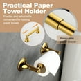 thumbnail image 5 of 6 Pieces Bathroom Hardware Set Brass Wall Mount Bathroom Accessory Towel Bar Set, 5 of 9