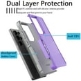 thumbnail image 5 of Galaxy S25 Plus Case , 2 in 1 Phone Case for Samsung Galaxy S25 Plus 6.7 inch ,Takfox Shockproof Protection Heavy Duty Armor Hard Plastic & Rubber Rugged Full Body Bumper Cover- Purple, 5 of 11