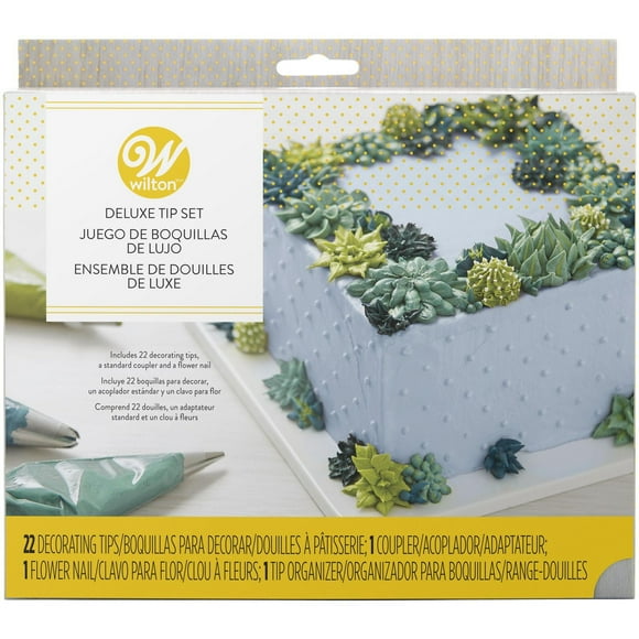 Wilton Decorating Piping Tip Set, Decorating Tip Set, 22-Pieces