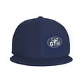 thumbnail image 2 of ZICANCN Fitness Gym Man Logo Baseball Caps, Trucker Hats for Men And Women, Adjustable Breathable Flat Caps, Navy Blue, 2 of 8