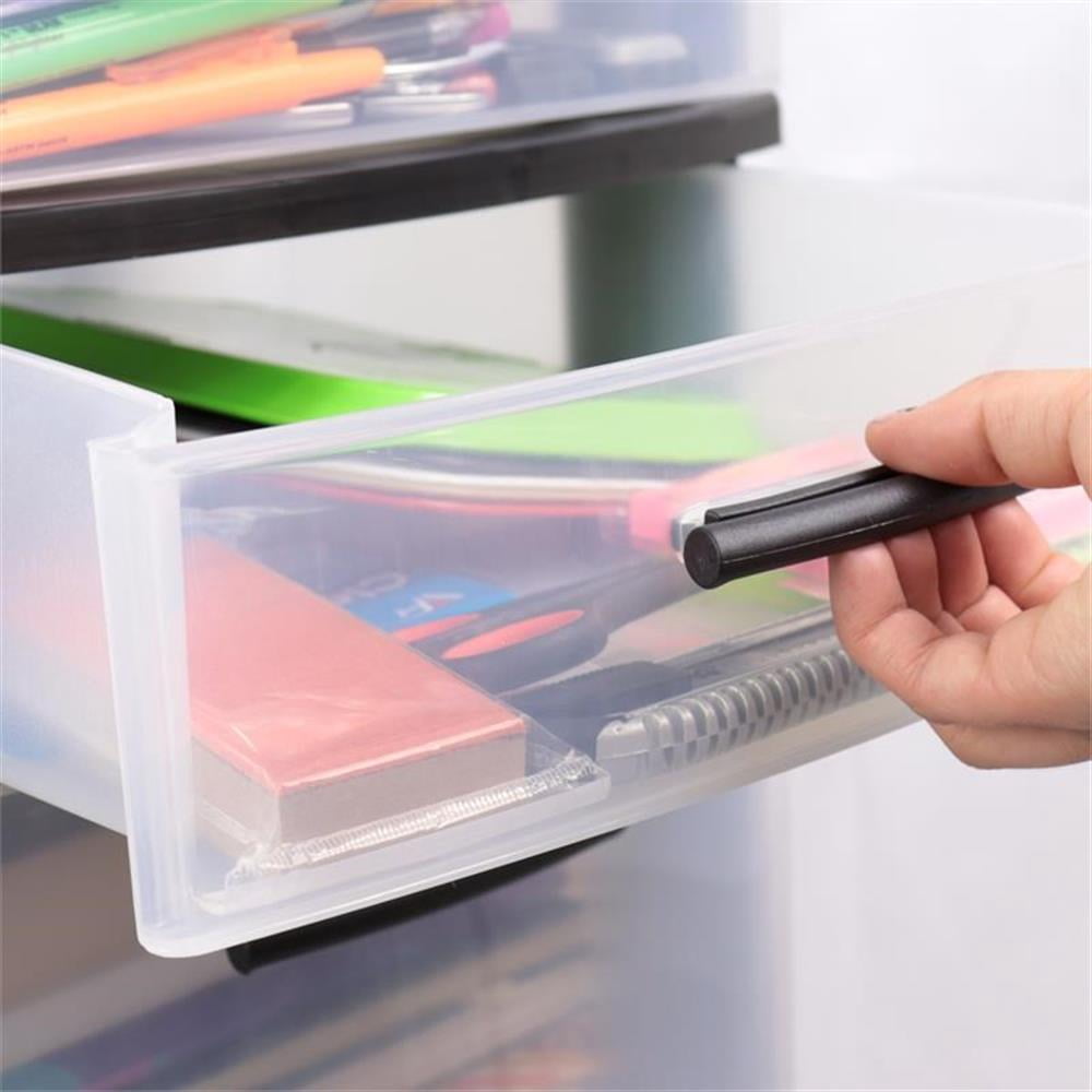 MQ Eclypse 7-Drawer Plastic Storage Unit, Black