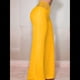 thumbnail image 5 of Pantalones Acampanados con Cinturón para Mujer, Estilo Informal, de Cintura Alta y Pierna . Amarillo XXXL, 5 of 7