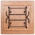 thumbnail image 4 of Table de banquet pliante carrée de 5 pi en bois, 4 of 4