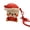 Type A, variant on Christmas Themed Doll Keychain Festive Santa Keyring Strong PVC Decorative Accessory Holiday For Car