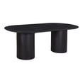 thumbnail image 2 of Moe's Home Collection Povera Dining Table Black Wood Dining Tables, 2 of 3