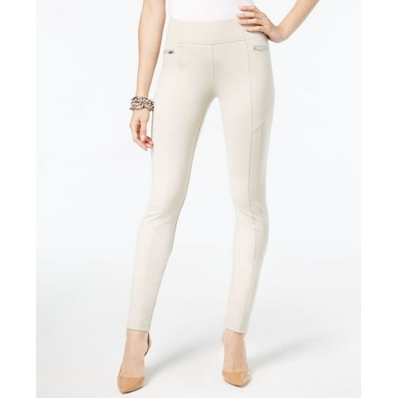 Inc International Concepts Womens Curvy Fit Skinny Moto Pants Size 12 Short