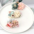 thumbnail image 5 of 3 Pieces Rose Flower Hairpin Hair Clip Flower Pin up Wedding Flower Brooch for Girls Women Hair Accessory, 5 of 10