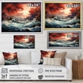 thumbnail image 4 of Designart "Storm Power In Flow II" Nautical & Beach Canvas Print, 4 of 5