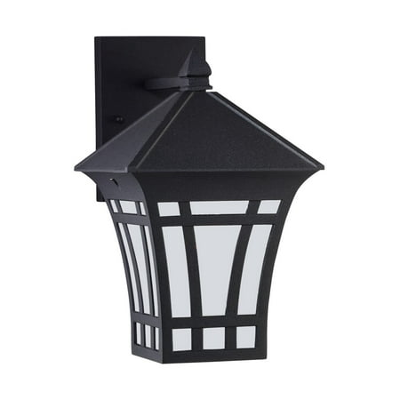 

Sea Gull Lighting 89132-12 Herrington 7.25 Outdoor Wall Lantern in Black