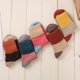 thumbnail image 1 of Xiao Hua Paquete de 5 calcetines de lana de punto para mujer, vintage, suaves, cálidos, gruesos y fríos, multicolor (combinación de colores B), 1 of 3