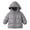 Dark Gray, variant on Toddler Girls Solid Color Ripstop Puffer Padded Jackets Packable Outerwear Zip Up Lightweight Thicken Fleece Lined Warm Winter Outdoor Coats