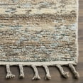 thumbnail image 3 of SAFAVIEH Kenya Romeo Natural Braided Fringe Area Rug, Beige/Silver, 6' x 9', 3 of 7