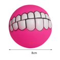 thumbnail image 2 of 6 pieces, pet dog ball teeth fun trick toys, silicone sound toys, pet puppy toys, interactive cat toys, 2 of 12