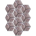 thumbnail image 2 of 10 piezas de calcomanías de piso impermeables y antideslizantes para decoración del hogar, pegatinas de azulejos autoadhesivas hexagonales, 2 of 8