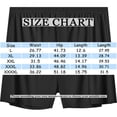 thumbnail image 2 of Mens Loose Boxer Shorts Silk Sleep Boxers Button Fly Blue 3XL, 2 of 3