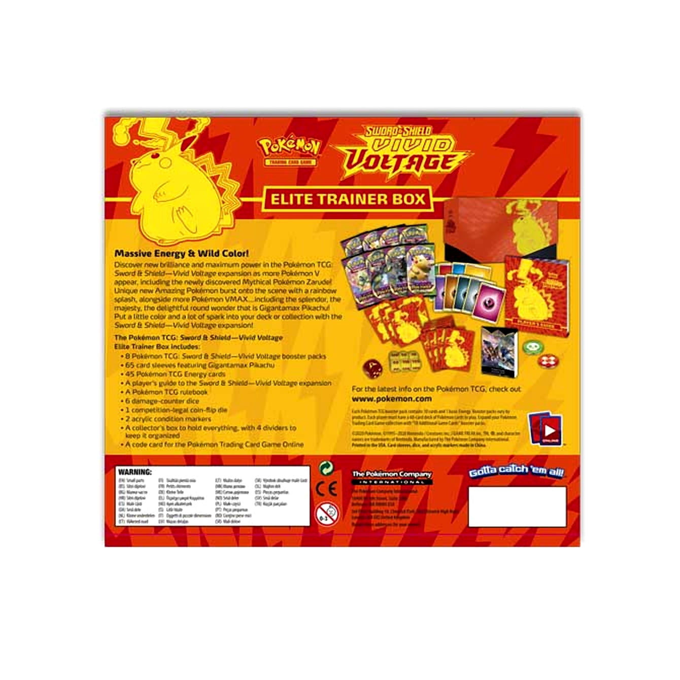 Pokemon TCG: Vivid Voltage Elite Trainer Box Finland | Ubuy