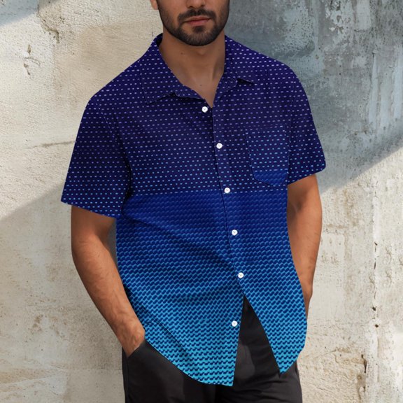 Men Short Sleeve Button down Casual Large Mens Tshirts Cotton Loose Fit T Shirts for Men Summer 2025 Mens Shirts Casual Stylish Slim Fit Graphic T Shirts for Man Funny