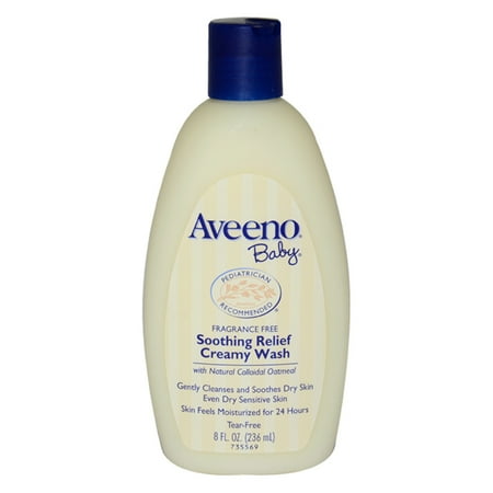 Baby Soothing Relief Creamy Wash Aveeno 8 oz