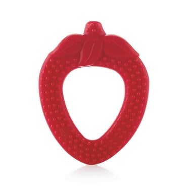 BeeBaby Infant silicone teether Strawberry -Red