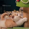 thumbnail image 3 of Christmas Tree Cat Scratching Post, Christmas Cat Tree Tower, Sisal Rope Cat Tower, Base stable, Cat Tree Scratch Post, Scratcher Post, pour les chats intérieurs à la maison, 3 of 7