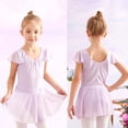 thumbnail image 4 of Herrnalise Baby Girls Children's Dance Leotard Clothes Summer Flying Sleeve Training Clothes Ballet One-piece Gym Suit, 4 of 5