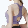 thumbnail image 4 of cfhntfmh Sports Bras for Women Seamless High Impact Support Racerback Bra No Underwire Bras for Running Workout, 4 of 5