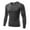 Gray, variant on Men Compression Base Layer Tight Training Tops T-Shirt