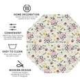 thumbnail image 3 of Lsque Cute Cow Pattern 4" Drink Coasters Set of 4, PVC Leather Absorbent Coasters, Table Coaster Set Decorative Coffee Cup Coasters Housewarming Gift -Octagon, 3 of 6