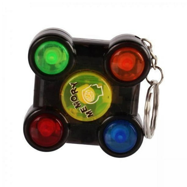 Juego de Memoria Electrónica para Niños de 3 años en Adelante Llaveros Juegos Divertidos Fácil de Jugar Rompecabezas Cubo Intermitente Jueg 3 piezas