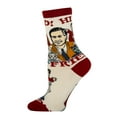 thumbnail image 3 of OoohYeah Women's Colorful Mister Rogers Crew Socks, Hi Friend! , Funny Cool Fashion Dress Socks, 3 of 5