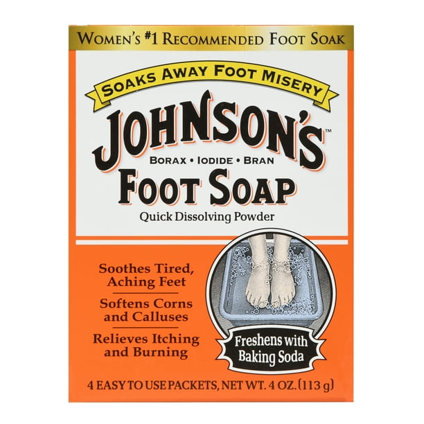 Johnson & Johnson Foot Soap, 4 Ounce