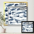 thumbnail image 4 of Designart 'Blue Abstract Aquatic Texture' Modern Framed Art Print, 4 of 4
