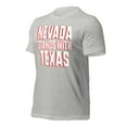 thumbnail image 2 of NEVADA stands with TEXAS patriotic AMERICAN Unisex t-shirt (Athletic Heather, M), 2 of 3