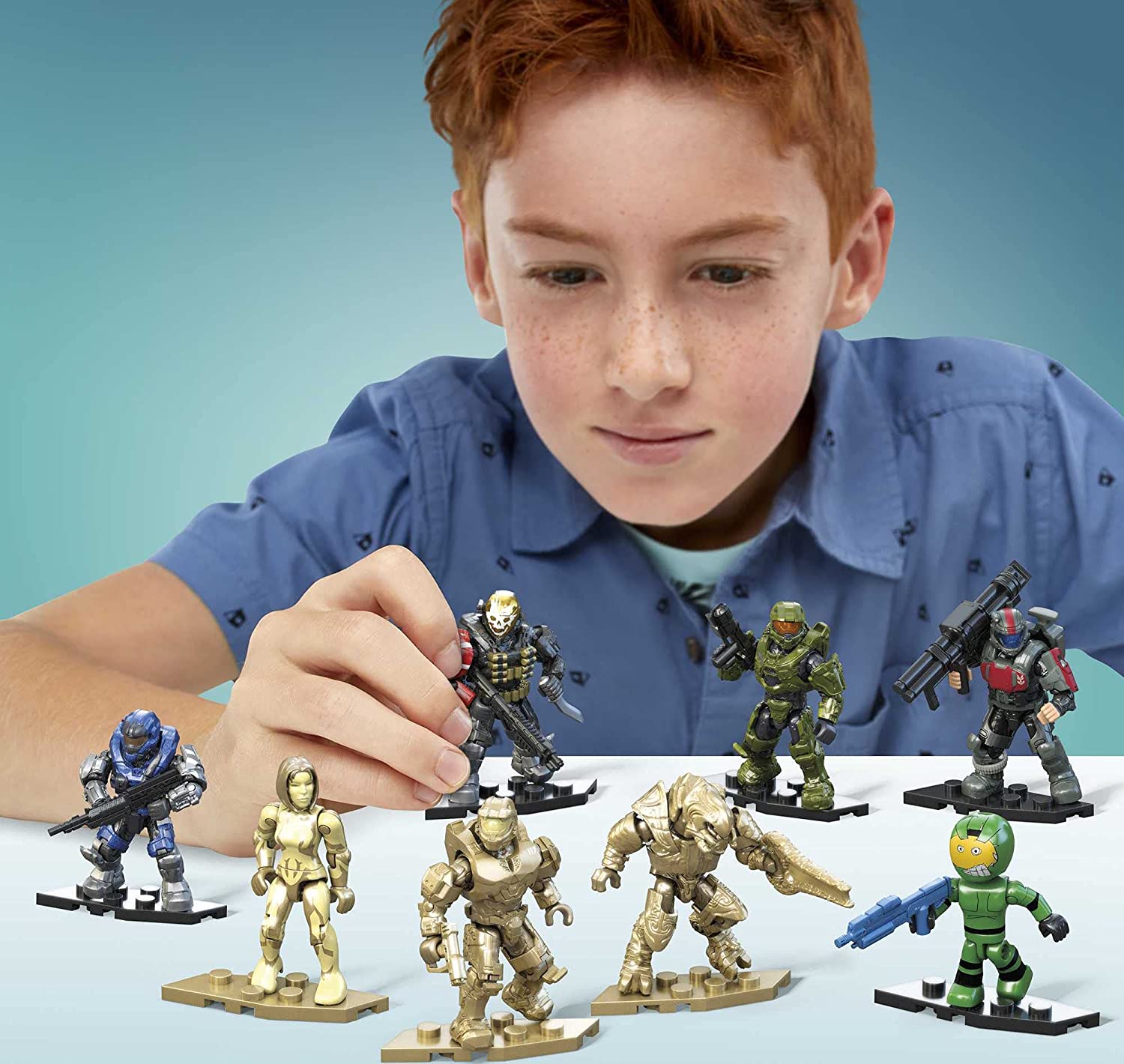 Mattel Mega Halo 20th Anniversary Action Figure Set photo 3