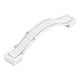 thumbnail image 1 of Pomo de puerta de aleación de zinc, tirador de armario, cajón, herraje para muebles (todo blanco, 96mm), 1 of 2