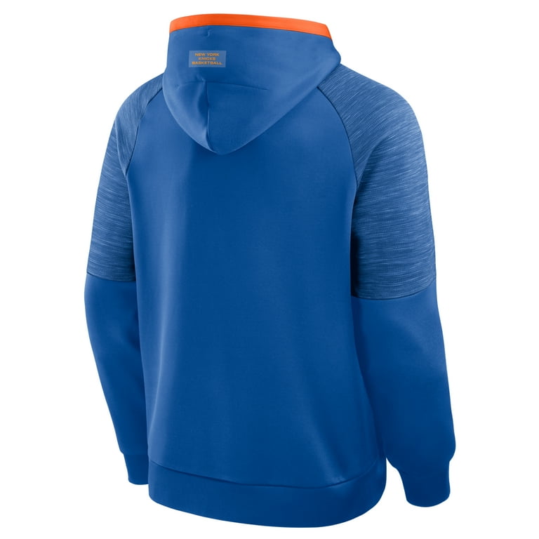 Men's Fanatics Blue New York Knicks Pick & Roll Defender Pullover
