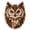 B, variant on Layered Fabric Owl Wall Art DIY Kit – Relaxing Craft, Beautiful Results, 3D Animal Textile Craft Kit with Pre-Cut Pattern Pieces, Handmade Quilted Patchwork Hanging Decor Set for Adults Beginners, A