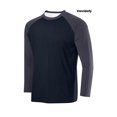thumbnail image 2 of Men's Long Sleeve Shirts Breathable Soft Mesh Sport Muscle Tee Raglan Long Sleeves Round Neck T-Shirt,Men's and Big Men's Sizes S-3XL, 2 of 3