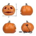 thumbnail image 2 of Gamexcel 10in Waterproof LED Jack O Lantern Pumpkin - Halloween Light-Up Lamp For Garden & Home, 2 of 7